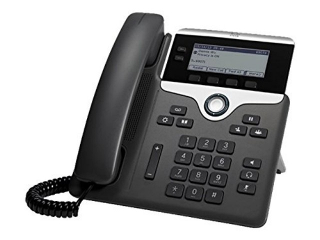 Picture of Cisco-HW Unified Communication CP-7821-K9 K9 3.5 in. IP Phone 7821 Standard Handset 2- Line Display Poe&#44; Charcoal