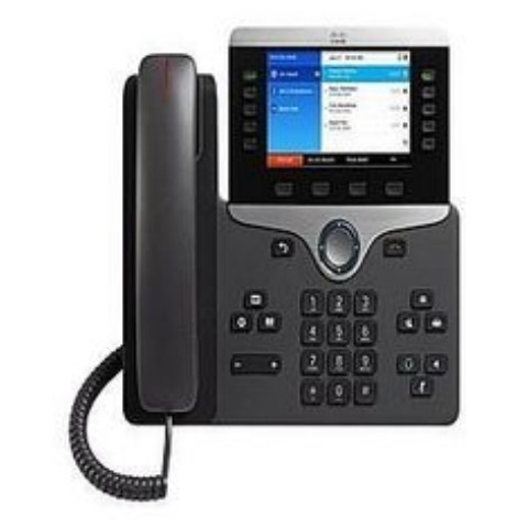 Picture of Cisco-HW Unified Communication CP-8851-K9 K9 Unified IP Phone 8851 Charcoal Wideband Audio