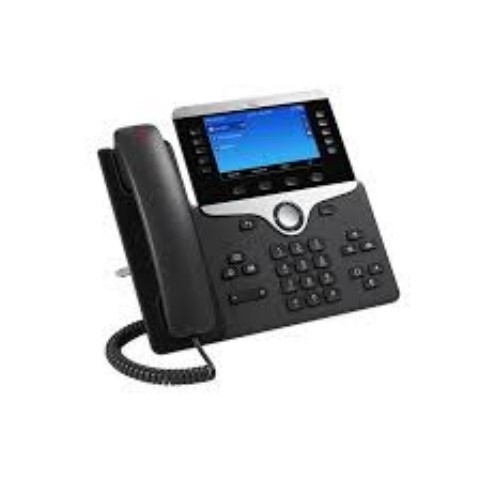 Picture of Cisco-HW Unified Communication CP-8841-K9 K9 Unified IP Phone 8841 Wideband Audio Color Display&#44; Charcoal