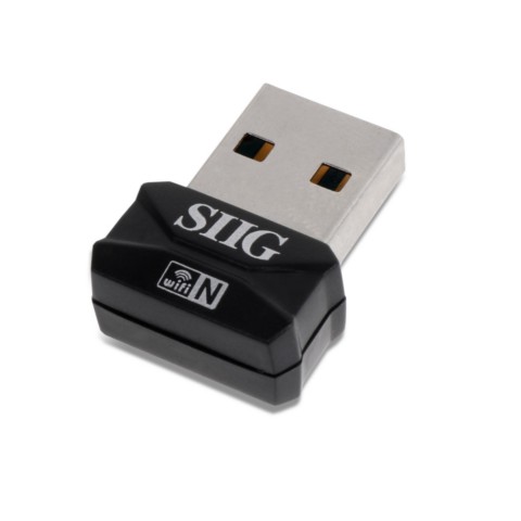 Siig JU-WR0112-S2 150 Mbps Wireless-N Mini USB Wi-Fi Adapter -  SIIG INC