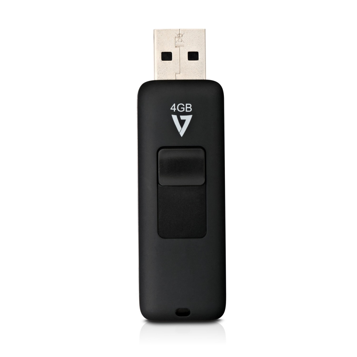 Picture of V7 Memory VF24GAR-3N 4GB - USB 2.0 Flash Drive, with Retractable USB Connector