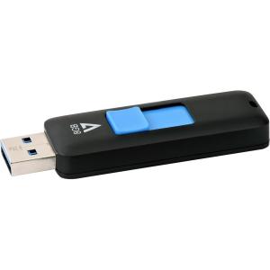 Picture of V7 Memory VF38GAR-3N 8GB - USB 3.0 Flash Drive with Retractable USB Connector, Black