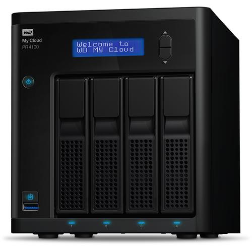 Picture of Western Digital - Content Solutions WDBNFA0240KBK-NESN 24 TB NAS Diskless Media Server&#44; My Cloud Pro Series-PR4100 - USB 3.0