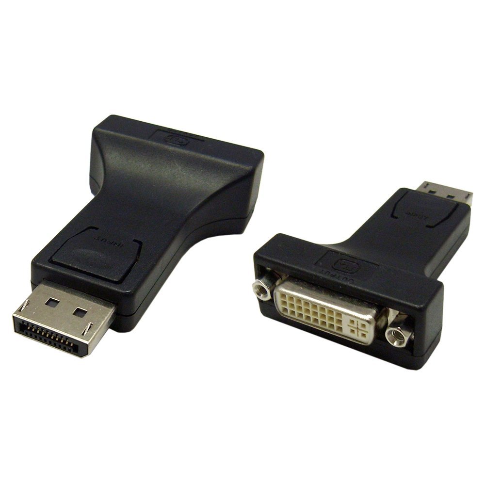 Picture of 4XEM 4XDPMDVIFA Displayport to DVI Adapter Dp M DVI F Converter - Black