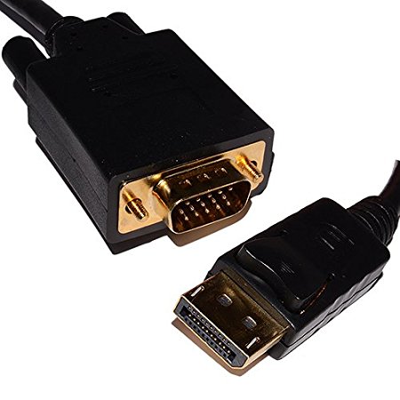 Picture of 4XEM 4XDPMVGAMCBL 6 ft. 2m Displayport to VGA Adapter Converter - Black