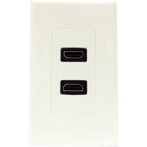 Picture of 4Xem 4XWALLHDMI2 2Port Dual Outlet HDMI Female Wall Plate - White