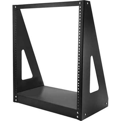 Picture of Startech.com 2POSTRACK12 12U Heavy Duty 2-Post Open Frame Server Rack, Black