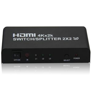 Picture of 4xem 4XHDMI84K2K 276 x 136 x 24 mm 8 Port HDMI Splitter Supports 3D 4K & 2K