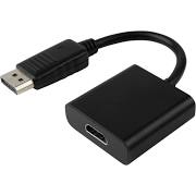 Picture of 4Xem 4XDPHDMI 8 in. Displayport Male to HDMI Female Adapter 1080P - Black