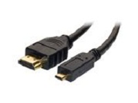 Picture of 4Xem 4XHDMIMICRO6FT 6 ft. Micro HDMI Male to HDMI Male Passive Adapter Cable - Black