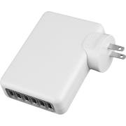 Picture of 4Xem 4XUSBCHARGER6 4A 6Port Universal USB Power Adapter - Wall Charger for Apple&#44; Iphone&#44; Ipad&#44; Ipod & Samsung