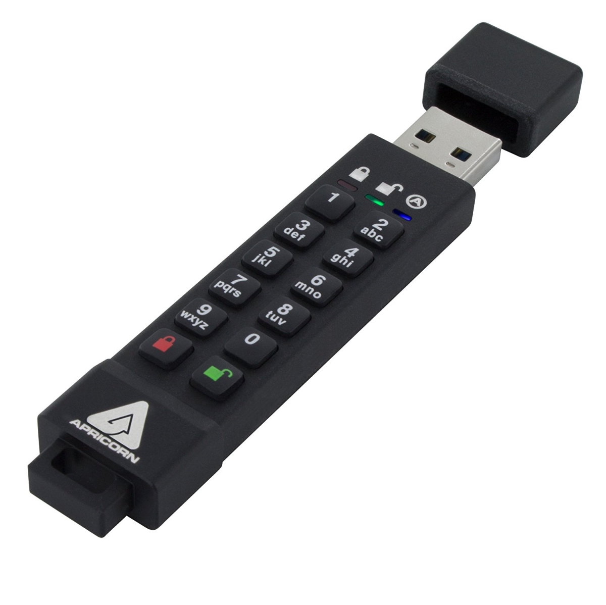 Picture of Apricorn Mass Storage ASK3Z-64GB 64GB 256-Bit AES XTS Hardware Encrypted Secure USB 3.0 Memory Key