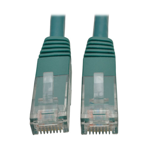 Picture of Tripp Lite N200-025-GN 25 ft. Cat6 Green Gigabit Molded Patch Cable 550 Mhz