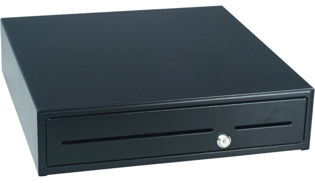 Picture of APG JB320-BL1816-C 18 x 16 in. S4000 Drawer Black 24V&#44; 5Bill 5Coin Till Cable