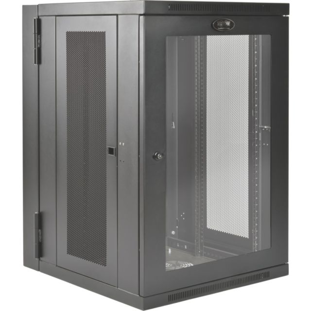 SRW18USDPG 18U Wall Mount Rack Enclosure Cabinet Hinged Deep Acryllic Window