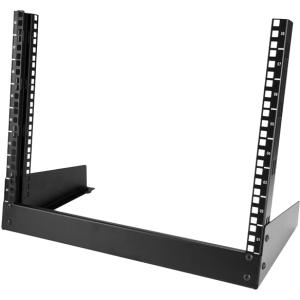 2Post Svr Rack for Desktops 8U Open Frame Rack Cabinet