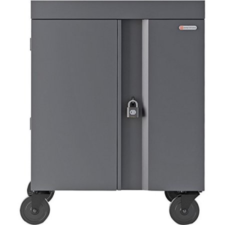 Picture of Bretford Manufacturing TVC32PAC-CK Cube Charge Cart 32 AC Back Panel 1.4 inw Slots