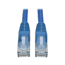 N201-S04-BL 4 ft. CAT6 Patch Cable Slim Blue Gigabit Molded Snagless UTP PVC Male-Male