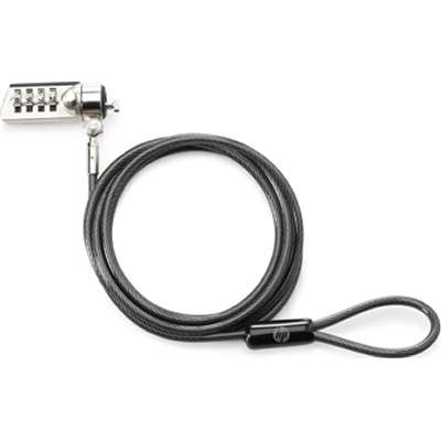 Picture of HP T0Y15AA Combination Lock Cable - Black