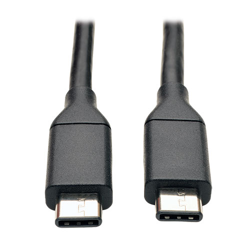 Picture of Tripp Lite U420-003-G2 3 ft. USB 3.1 Gen 2 USB Type-C Cable Charge - Black