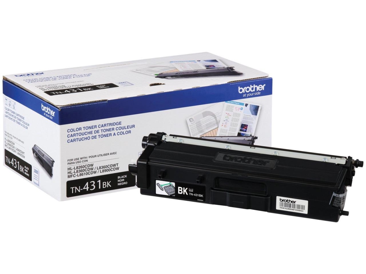 Picture of Brother International TN431BK Toner Cartridge Standard Yield 3000 Pages Yield - Black