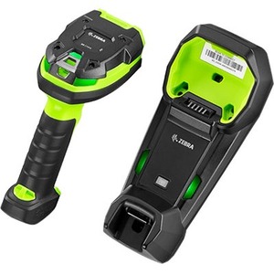 Cable Connectivity 1D, 2D Imager Handheld Barcode Scanner, Industrial Green