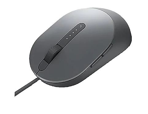 Picture of Dell MS3220-GY Laser Wired Mouse, Titan Gray
