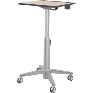 27 in. Mobile Desk Maple Top