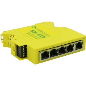 Picture of Brainboxes SW-515 Compact Industrial 5 Port Gigabit Ethernet Switch DIN Rail Mountable