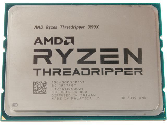Picture of AMD 100-000000163 Threadripper 3990 x 64-Core 2.9 GHz Socket sTRX4 280W Desktop Processor