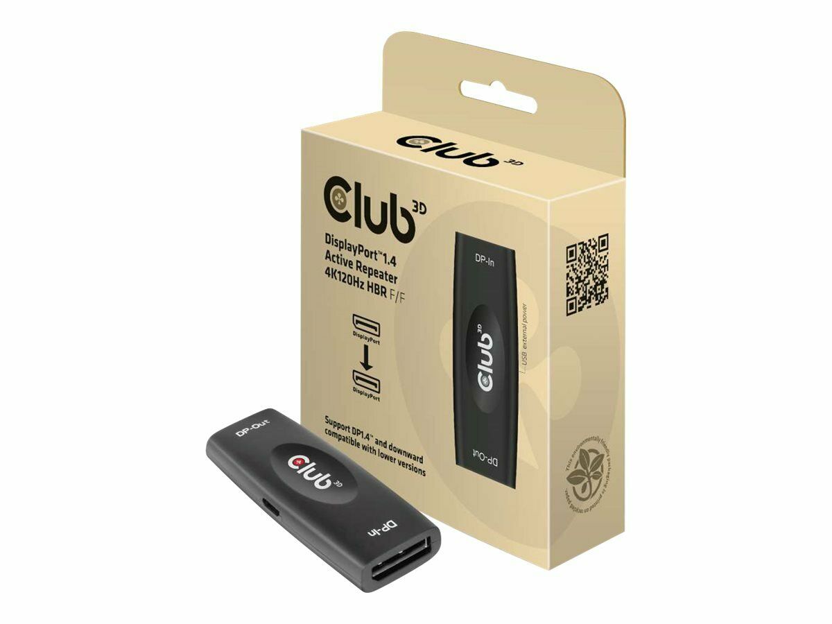 Picture of Club 3D CAC-1007 3D Displayport 1.4 4k 120hz Adapter