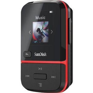 Picture of WDT SDMX30-016G-G46R Clip Sport Go Red Global Flash MP3 Player