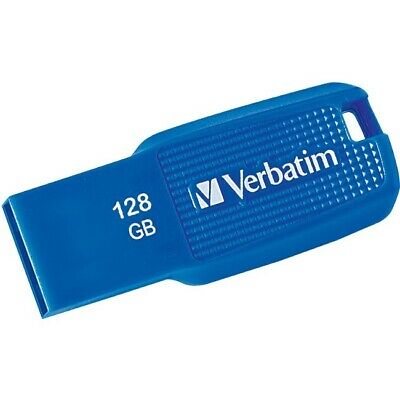 Picture of Verbatim 70880 128GB ERGO Flash Drive, Blue