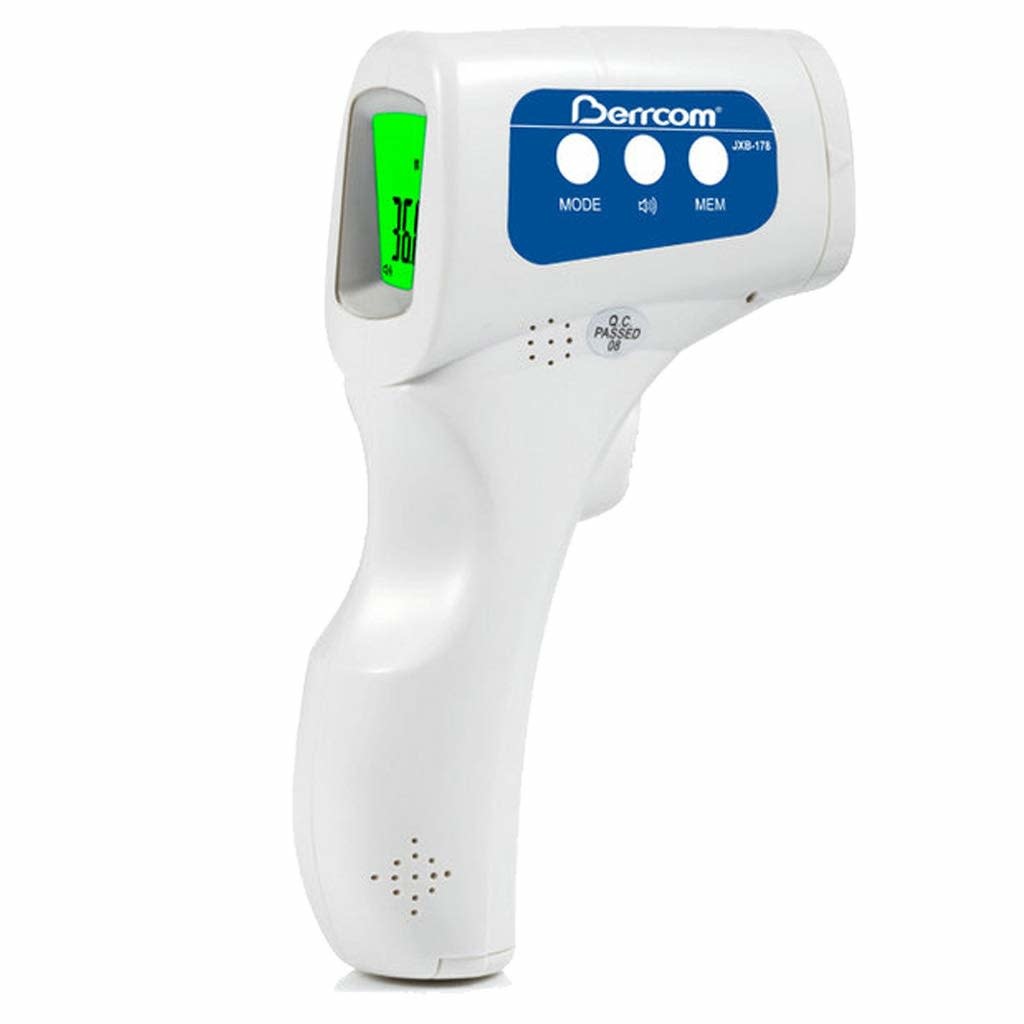 Picture of Diamond Multimedia JXB-178 Berrcom Non-Contact Infrared Thermometer&#44; White