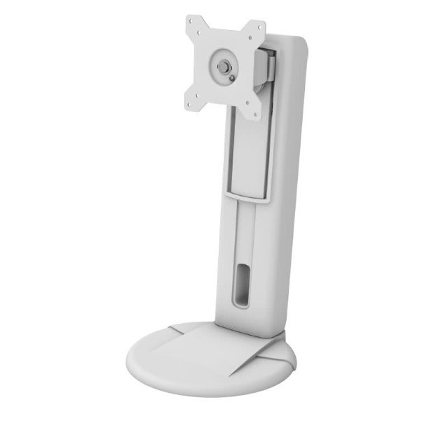 Picture of Amer Networks AMR1S-W Single Flat Panel Monitor Stand with VESA Mounting Support Up to 24 in.&#44; 75 x 75&#44; 100 x 100