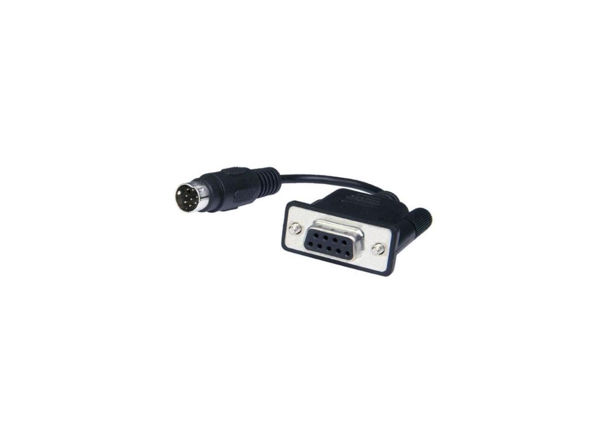 PTDIN8PT1 RS-232 Sub PTZ Din8 to D-Sub 9 Data Transfer Cable