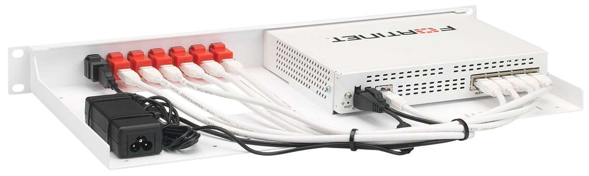 Rack Mount Kit for FortiGate 40F - RAL 9003 Signal White