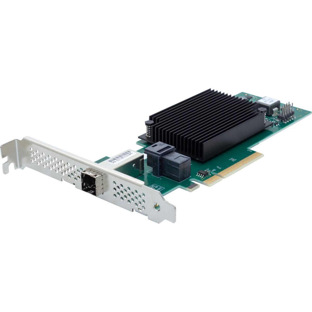 Picture of ATTO Technology ESAH-1244-GT0 4-Port External 4-Port Internal 12Gbs SAS & SATA to PCIe 4.0 HBA Low Profile Controller Card