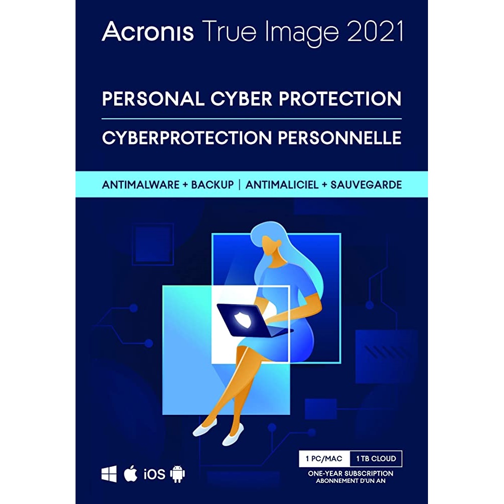 Picture of Acronis THFAB2LOS 1 Computer Plus 1TB True Image Advanced Protection Box Software Subscription - 1 Year