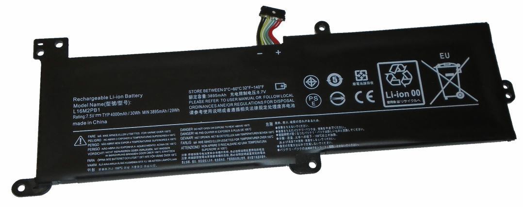 L16M2PB1-BTI 30W 7.5V Lithium-Ion Battery for Lenovo Notebook