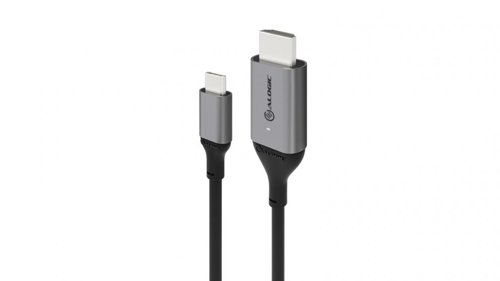 Picture of Alogic ULCHD02-SGR 2 m Ultra USB-C Male to HDMI Male Cable - 4K & 60Hz&#44; Space Grey