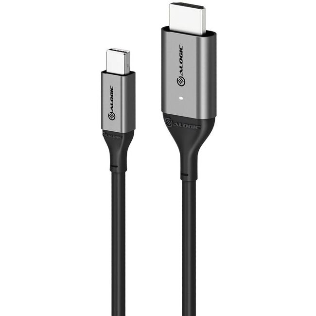 ULMDPHD02-SGR 2 m Ultra Mini Display Port 1.4 to HDMI 2.0 Cable - 4K 60HZ Active, Space Gray