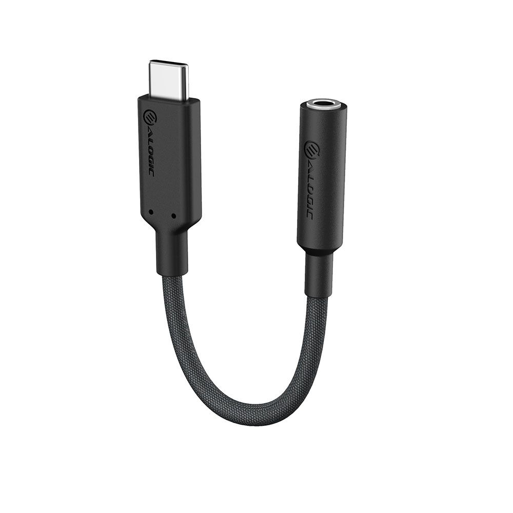 Picture of Alogic ELPC35A-BK 3.5 mm Elements Pro USB-C to Audio Adapter&#44; Black