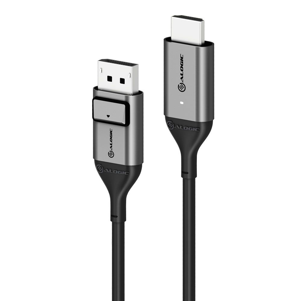 ULDPHD02-SGR 2 m Male to Male 4K 60HZ Displayport to HDMI Cable, Space Grey