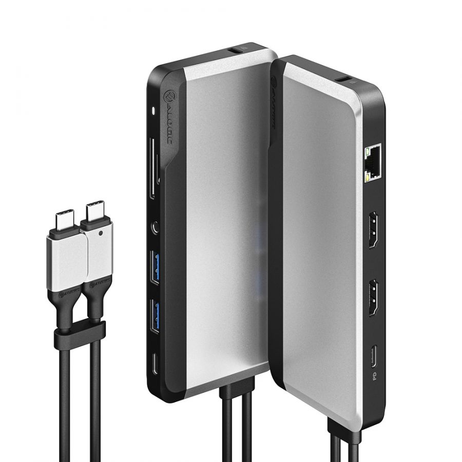 U2CSH-SGR 10-in-1 4K 60Hz USB-C Docking Station, Space Grey