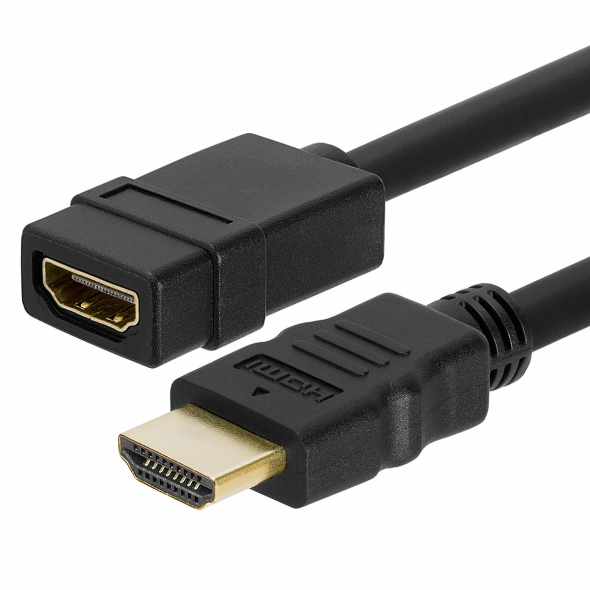 Picture of 4xem 4XHDMIEXT3 3 ft. HDMI 4K-2K Male & Female Extension Cable&#44; Black