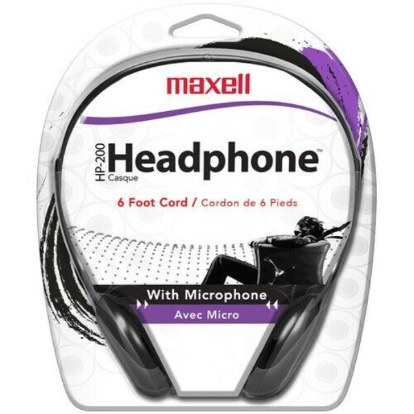 6 ft. Cord Swivel To Lay Flat Headphones