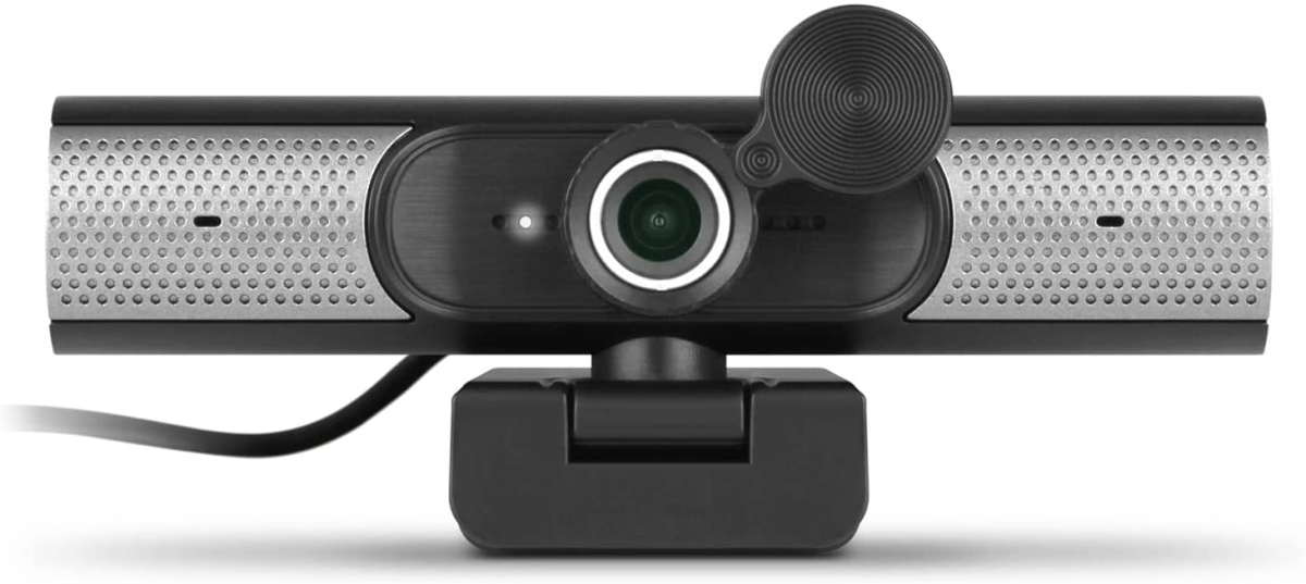 Picture of Aluratek AWCS06F USB-C to USB-A 1080P Webcam wth Built-in Speakers & Mic&#44; Black