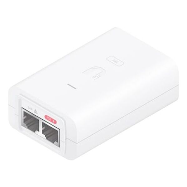 POE-24-24W-G-WH 24V DC 1.0A 24W Gigabit Replacement PoE Adapter, White