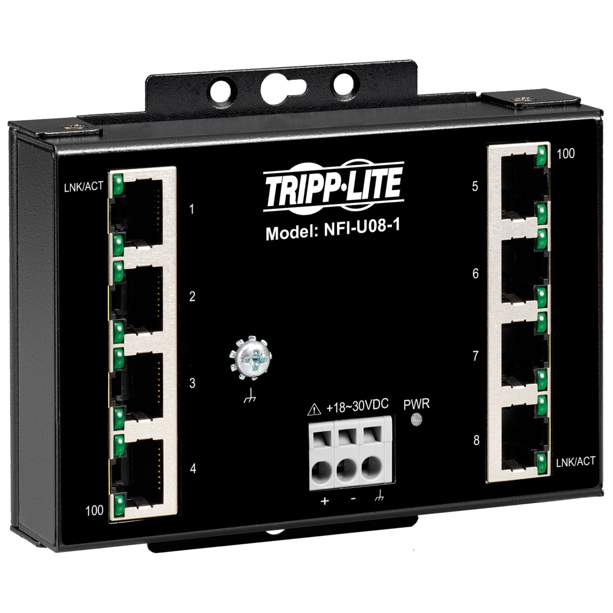Tripp Lite Master-power NFI-U08-1 8 Port Unmanaged Industrial Ethernet Switch
